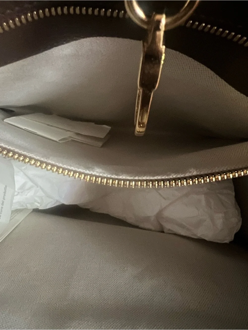 Gucci Monogram Canvas Tote with Green-Red Strap
